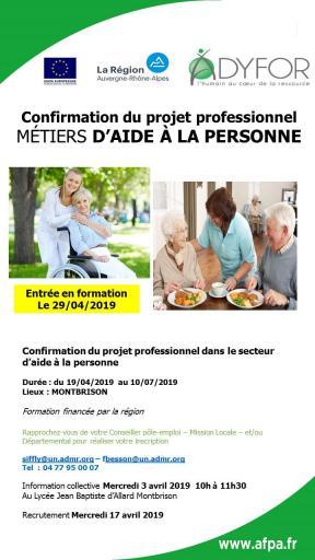 Métiers d'Aide à la personne